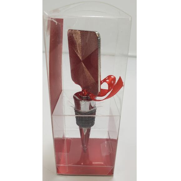 DEI Holiday Wine Bottle Stopper, **NEW** - Picture 4 of 5